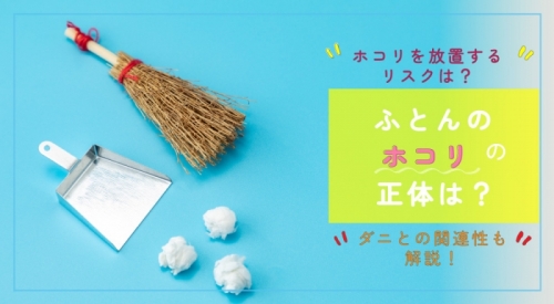 ふとんのホコリの正体は？ホコリを放置するリスクやダニとの関連性を解説